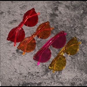 Free People Spectrum colored sunglasses